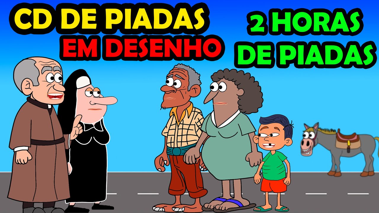 CD DE PIADAS ANIMADAS VARIADAS - PIADAS EM DESENHO (PARTES)