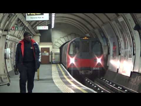 London Underground 1995 Stock 51585 and 51560 at Kentish Town