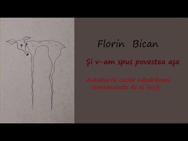 Vídeo relacionado con Si v-am spus povestea asa - Florin Bican, Serie de autor Florin Bican, Editie in limba romana