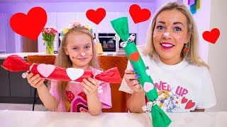 Valentine's Day Special Gift Craft with Mom | Gaby and Alex Show