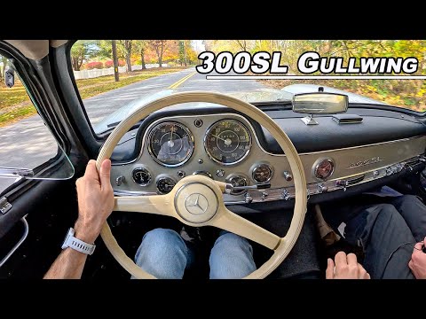 Thumbnail for Driving The 1955 Mercedes-Benz 300SL Gullwing - The First Supercar Ever Made (POV Binaural Audio) by Mercedes-Benz 300, Iveco, Mercedes-Benz 300 SL, Supercar, Porsche, Mercedes-Benz, Car