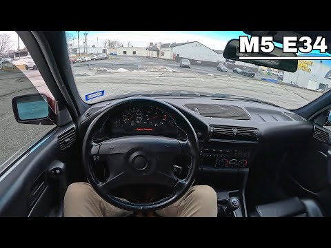 1991 BMW M5 E34 - POV Test Drive (ASMR Driving Experience)
