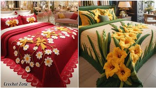 “Beautiful Crochet Bedcover Design Model | Latest Bedspread Pattern Ideas”#crochet #knitting #design