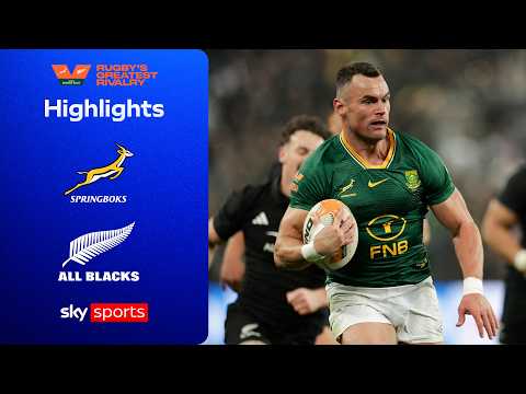 South Africa vs New Zealand | Rugby's Greatest Rivalry Highlights