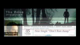 David Archuleta, Don&#39;t Run Away.  Highlights of Release Buzz