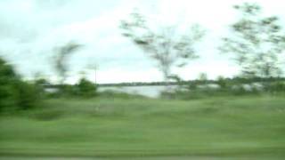 preview picture of video 'Missouri River Flood, north of Omaha on 75 - 6/22/2011'