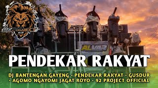 Download lagu DJ BANTENGAN PENDEKAR RAKYAT [ GUSDUR ] AGOMO NGAYOMI JAGAT ROYO • 92 PROJECT  mp3