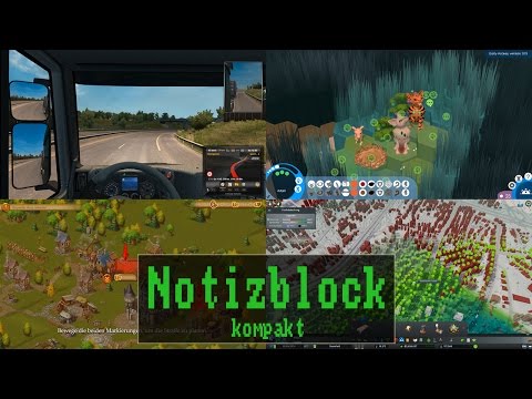 Notizblock kompakt #026: ETS2 - Vive la France | Niche | Townsmen |  Skylines - Natural Desasters