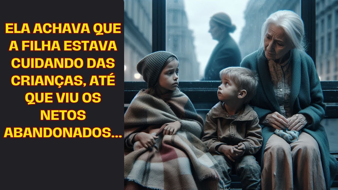 Ela achava que a filha estava cuidando das crianças, até que viu os netos abandonados...