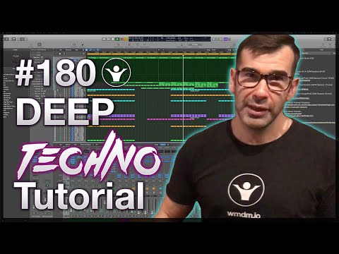 How to make Deep Techno + Logic Pro X Templates | Live Electronic Music Tutorial #180