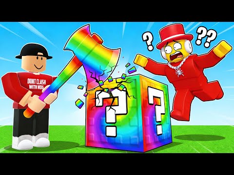Unlocking The BEST BRAINROTS in Roblox Break a LUCKY BLOCK..