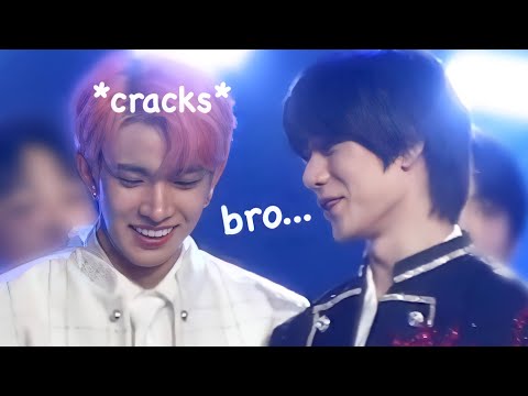 enhypen and their energetic bond with txt members