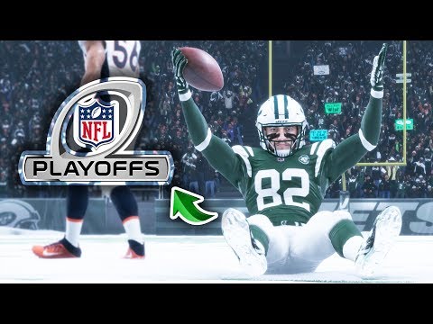 MY FIRST PLAYOFF GAME IS IN THE SNOW! Madden 18 Brutally Honest WR Career Ep. 15 (S2)