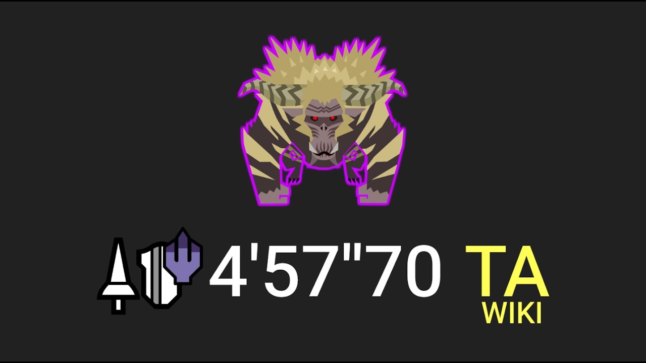 【MHWI】君はゴールデントロフィー ランス TAwiki rules 4'57"70/Tempered Furious Rajang Lance