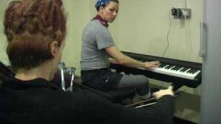 Amanda Palmer &quot;Have to Drive&quot; Rehearsal with Zoe Keating and Lyndon Chester