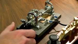 What's up with the Vibroplex Bug Morse key's unique sound