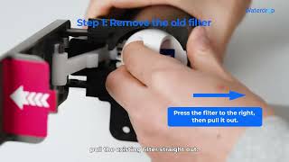 How to Install Waterdrop WDP-F38 Replacement Filter for Whirlpool EDR1RXD1, Filter 1