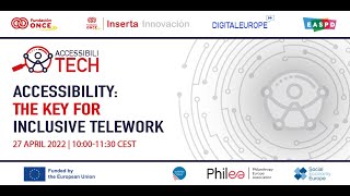 ACCESSIBILITECH – Accesibilidad: La clave del Teletrabajo inclusivo (Inglés)