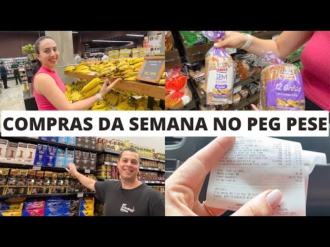 COMPRAS DE MERCADO DA SEMANA: COMPRAS DA SEMANA SUPERMERCADO PEG PESE + SWIFT