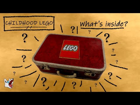After many years in storage, what will I find in my childhood LEGO case?