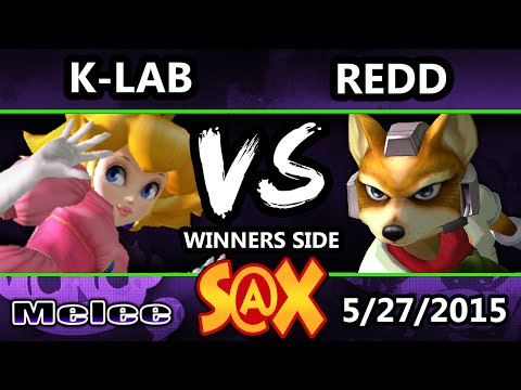 S@X - K-Lab (Peach) Vs. VGBC | Redd (Fox) SSBM Tournament - Smash Melee