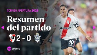De la mano de JUANFER QUINTERO, RIVER ganó en el MONUMENTAL| #River 2-0 #Gimnasia | Resumen