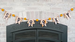 How to Make a DIY Halloween Banner