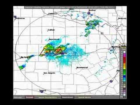 April 9, 2008 Abilene - Breckenridge, TX Storms Radar Loop