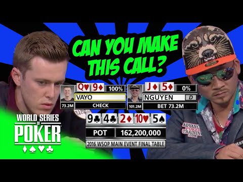 WSOP Main Event Champion Pulls Trigger on Massive Bluff! | 2016 WSOP Main Event