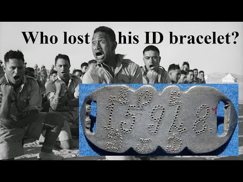 A mysterious WWII identification bracelet found in the Deserts of Egypt -serial number 15948 Alamein