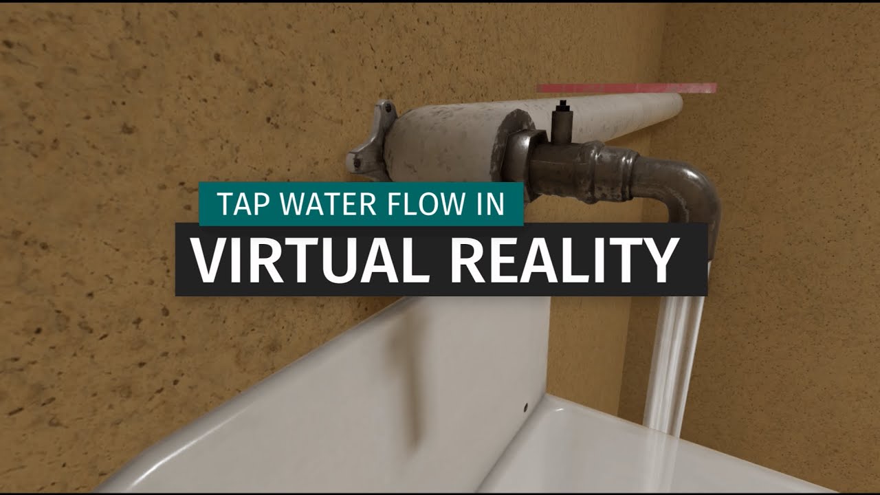 Water flow in VR Training | 1000 realities studio for Veolia