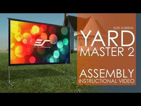 Elite Screens Yard Master 2 Outdoor Projection Screen Setup & Assembly