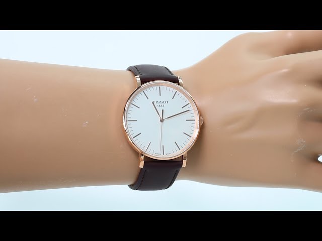 ساعة تيسو إفري تايم كوارتز رجالية – T109.610.36.031.00