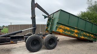 Kroghejsvogn med medfølgende 2 containere hook lift trailer for sale - Image 4 | Autoline GB Kroghejsvogn med medfølgende 2 containere hook lift trailer | Image 4 - Autoline