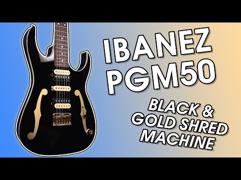 IBANEZ PGM50 BK Black / PGM Paul Gilbert Signature / Premium Series / PGM50-BK / I230907686 image 15