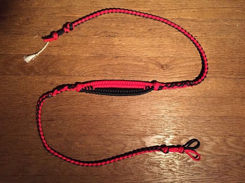 How to Make a Paracord Sling (Split Pouch)
