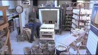 Unloading the Kiln at the Wallyware Pottery Studio (timelapse)