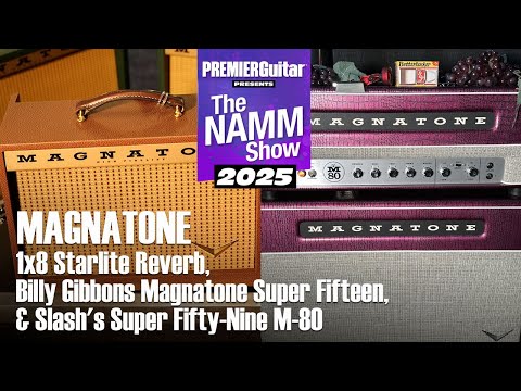 Magnatone 1&times;8 Starlite Reverb, Billy Gibbons & Slash Amps Demo
