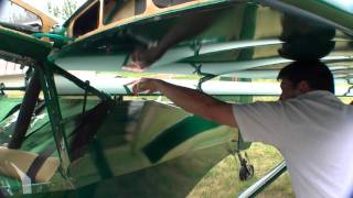 How to Fold Kitfox Aircraft Wings - Folding Wing construction