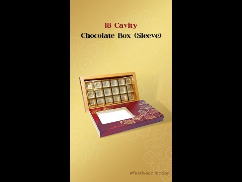 Chocolate Box | 18 Cavity | Ramapackaging