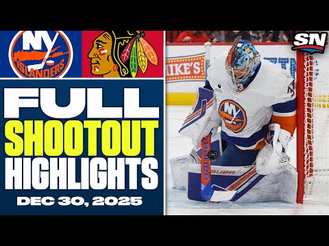 New York Islanders at Chicago Blackhawks | FULL Shootout highlights - December 30, 2025