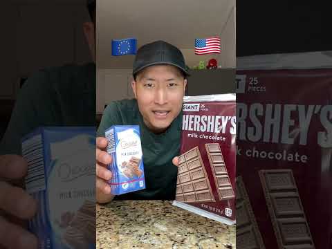 USA vs Europe Chocolate 🇺🇸🇪🇺🍫