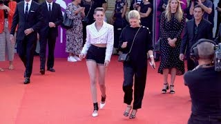Kristen Stewart on the red carpet of the 2019 Deauville Film Festival