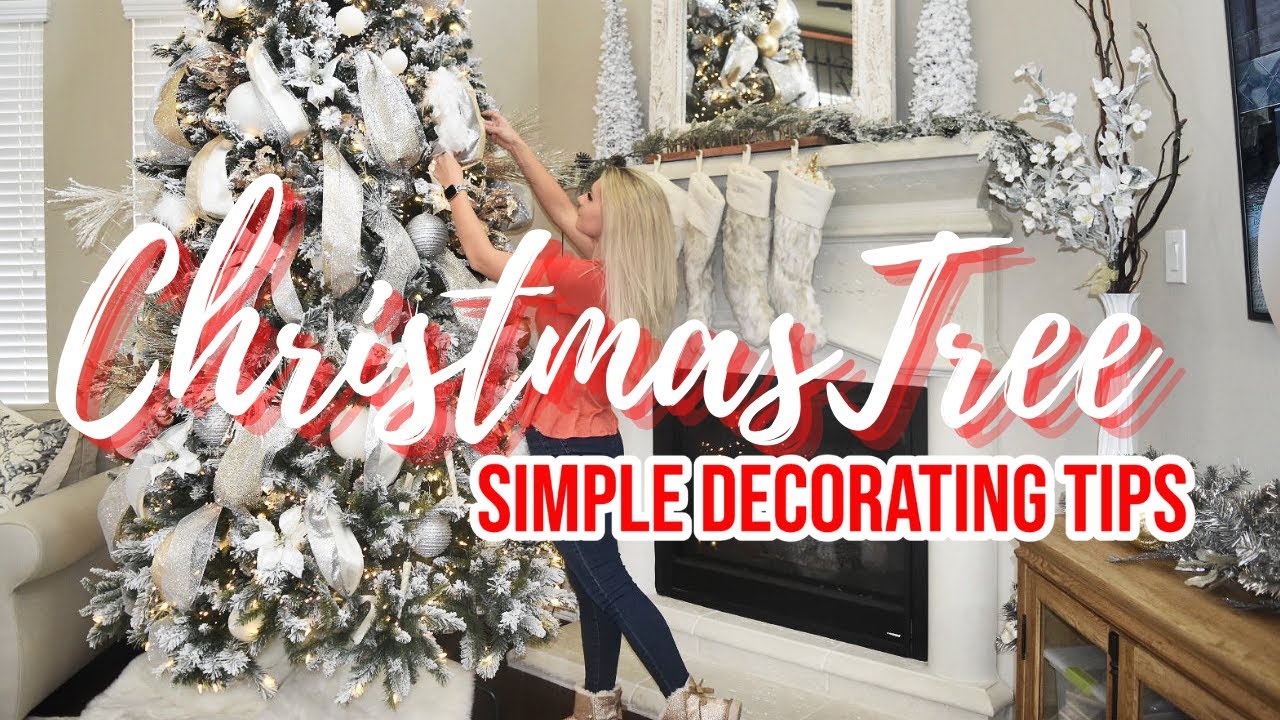 HOW TO DECORATE YOUR CHRISTMAS TREE LIKE A PROFESSIONAL / 10 SIMPLE CHRISTMAS TREE DECORATING TIPS