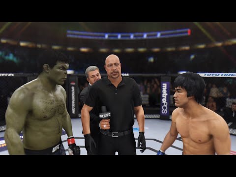 Bruce Lee vs. Hulk - EA Sports UFC 3 - Epic Fight 🥑