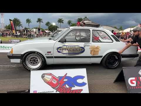 Chevette tst, suspensão armando em pista noprep.