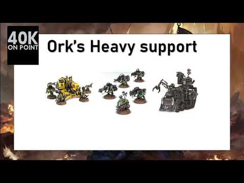 40k Ork Heavy support quantitative breakdown