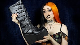 This is what happens when you buy cheap goth shoes from Temu, Shein, Romwe etc...