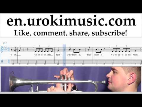How to Play Trumpet Katy Perry Rise Part#2 Melody School Learn Class Course Tutorial Sheet Music