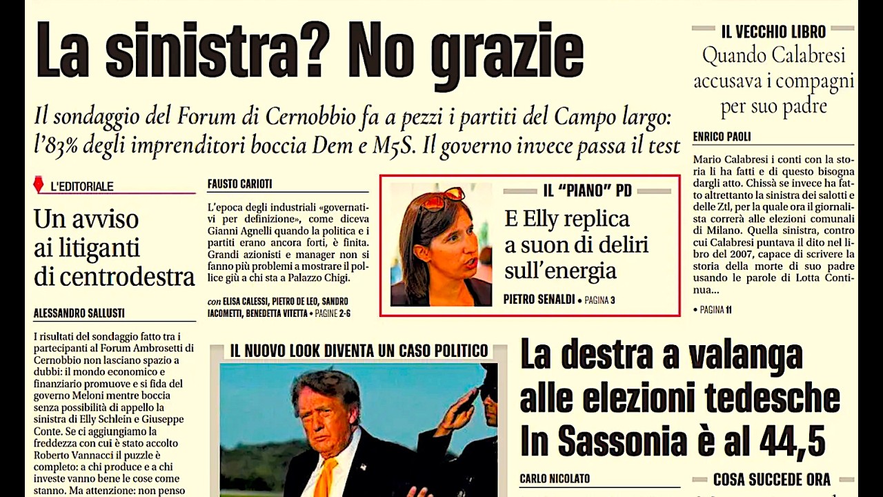 RASSEGNA STAMPA 7 SETTEMBRE 2026. QUOTIDIANI NAZIONALI ITALIANI PRIME PAGINE DEI GIORNALI DI OGGI.